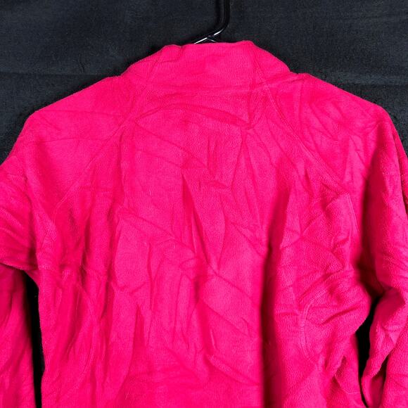 Under Armour Womens Sweater Pink 1/4 Zip Fleece Outdoors Lightweight Small - Picture 10 of 11